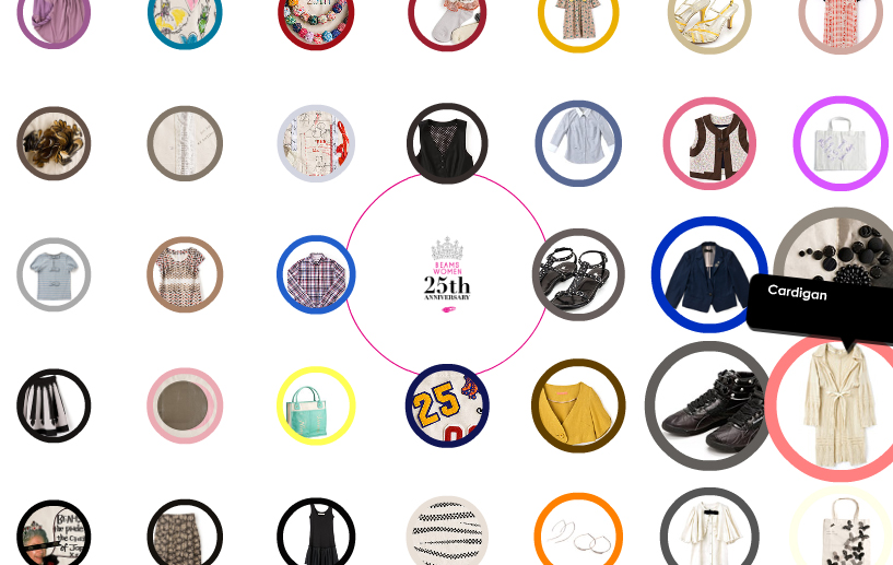 BEAMS  WOMEN 25th Anniversary