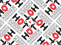 Hot Kisser Branding Sationary