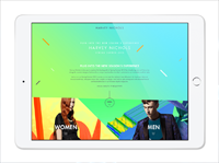 Harvey Nichols SS 2015 Responsive Website